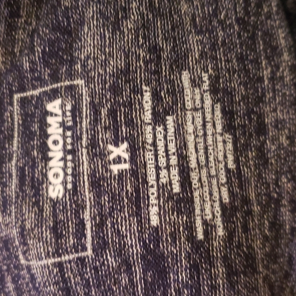 Blue plus size Sonoma Turtleneck - Picture 2 of 2